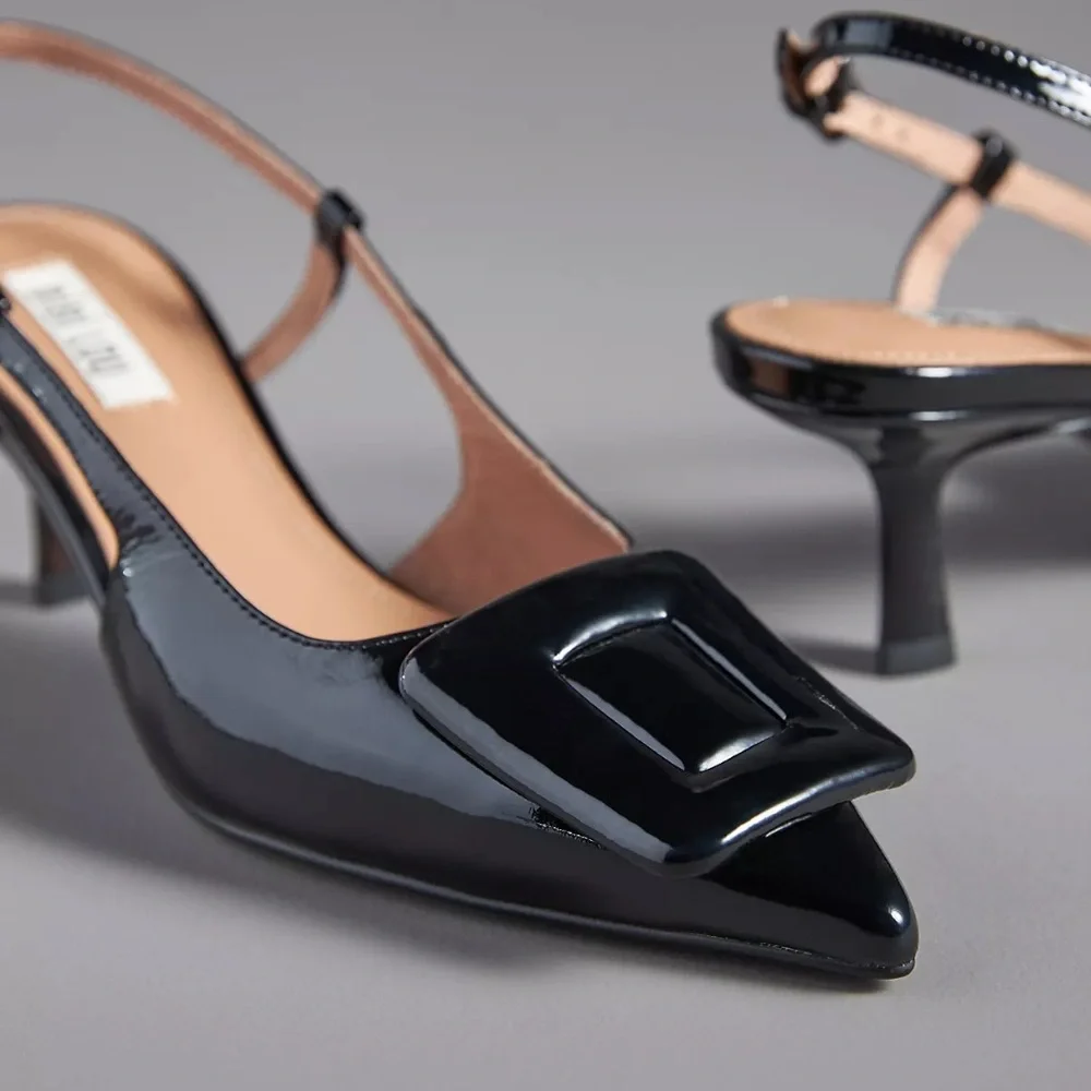 Anthropologie Bibi Lou Robin Pink Kitten Heels 41 - Picture 5 of 5